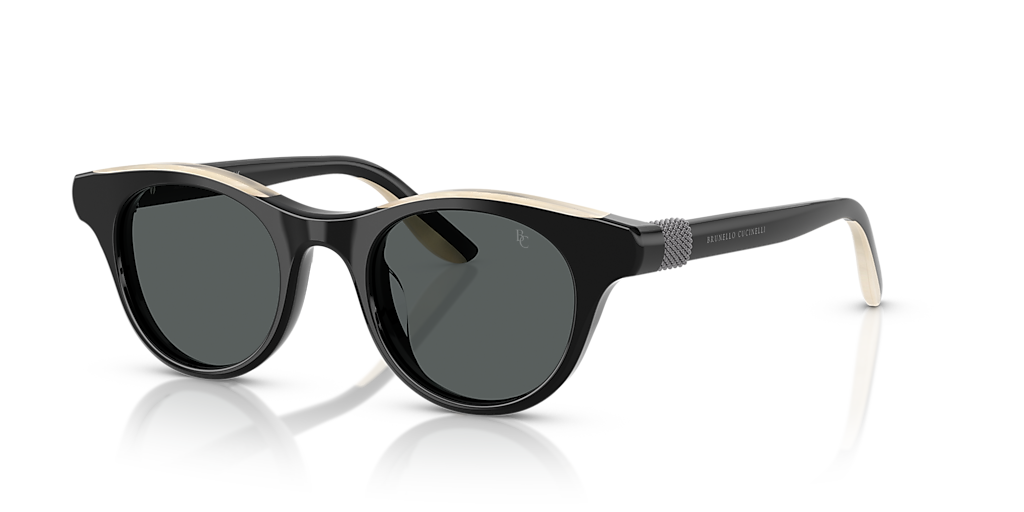 Brunello Cucinelli BC4016S PIGALLE M (45 - 20) with Black lenses