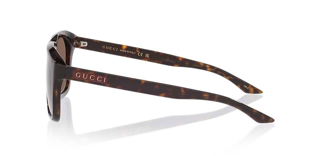 Gucci Gg2077S M (55 - 17) with Brown lenses and Tortoise frame
