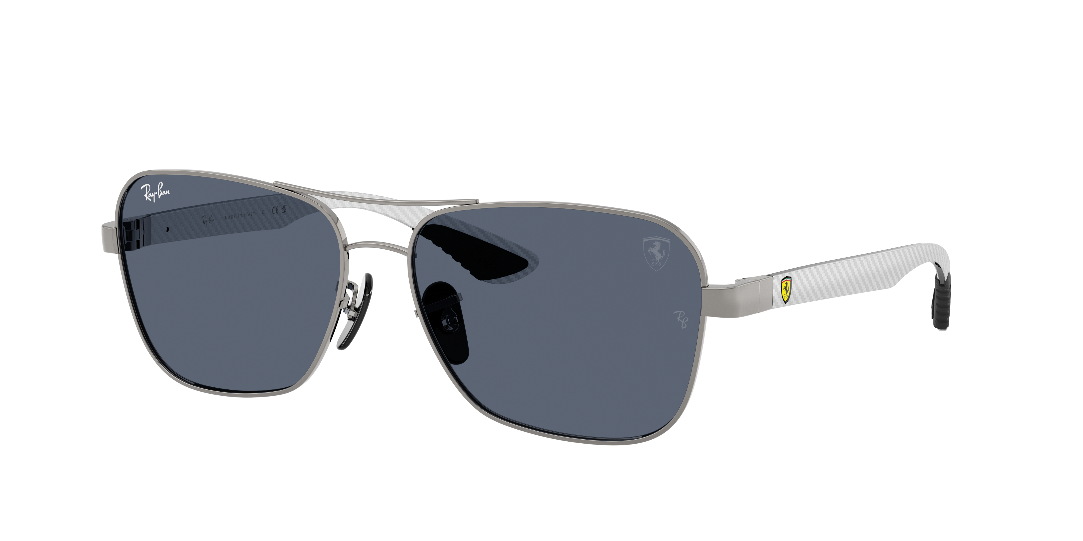 Ray-Ban Unisex Sunglass RB8336M Scuderia Ferrari Collection -  Frame color: Gunmetal, Lens color: Dark Grey