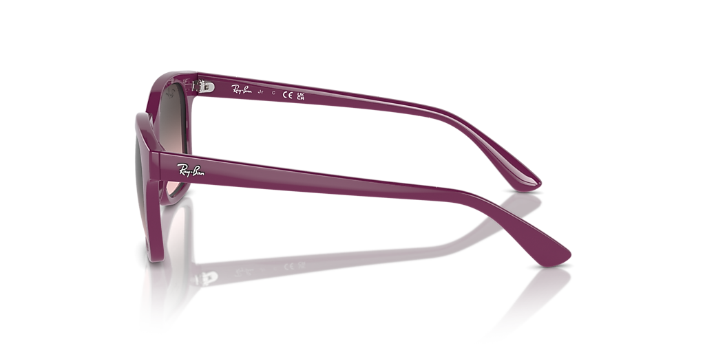 Ray-Ban RB9071S Kids L (48 - 18) with Pink lenses and Violet  display picture 2