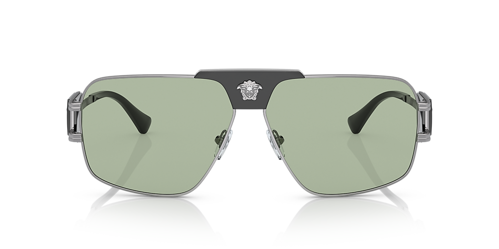 その他 Zeusmap-X GEISAI#22 & Classic #PR-001 Versace VE2251 XXL (63 - 12) with Green lenses and Grey frame