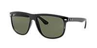 Ray-Ban RB4147 Boyfriend L (60 - 15) with Green lenses and  display picture 2