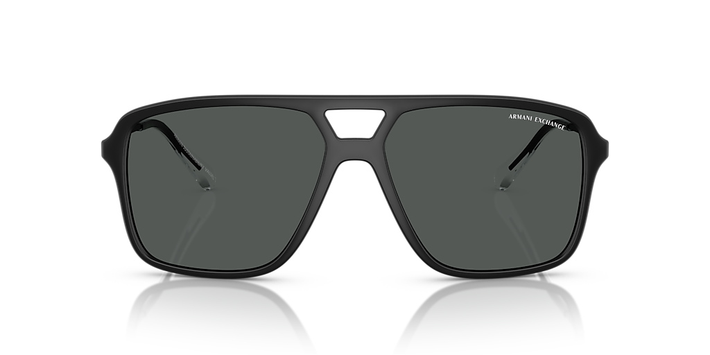 ARMANI EXCHANGE AX4150SU Matte Black - Men Sunglasses, Dark Grey Lens