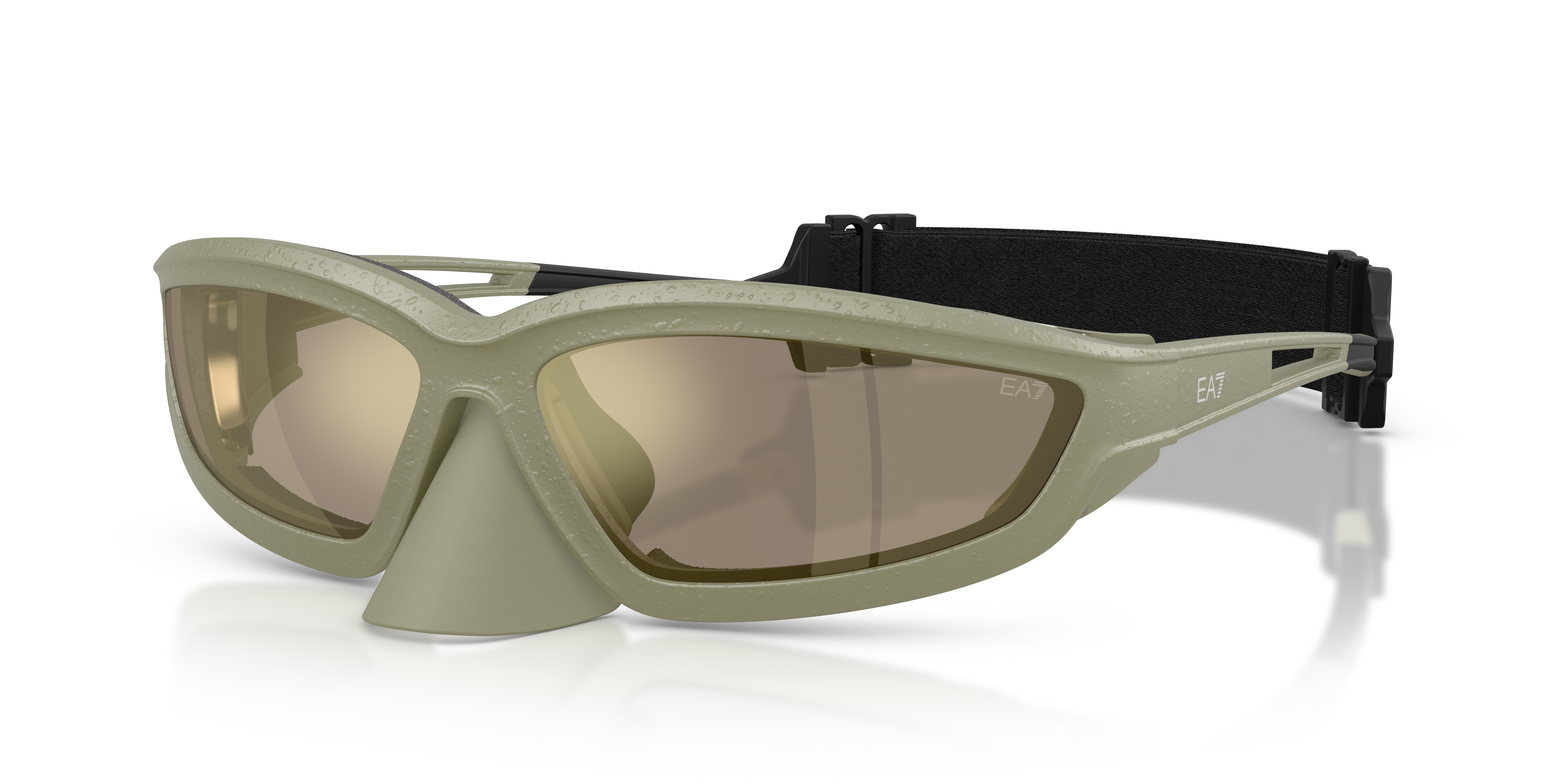 EA7 Q74011 XXL (70 - 15) with Brown lenses and Green frame | Sunglass Hut®