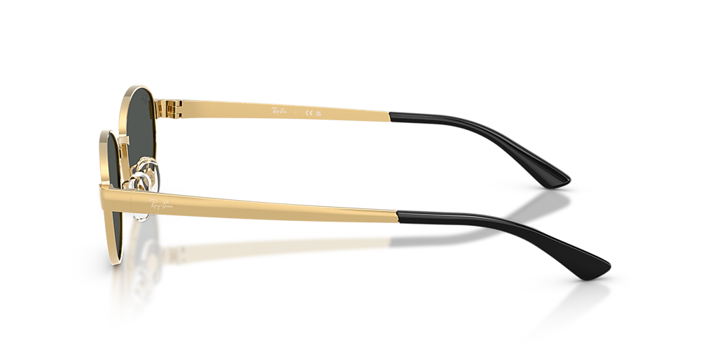 RAY-BAN RB3774D Arista Gold - Unisex Sunglasses, Dark Grey Lens