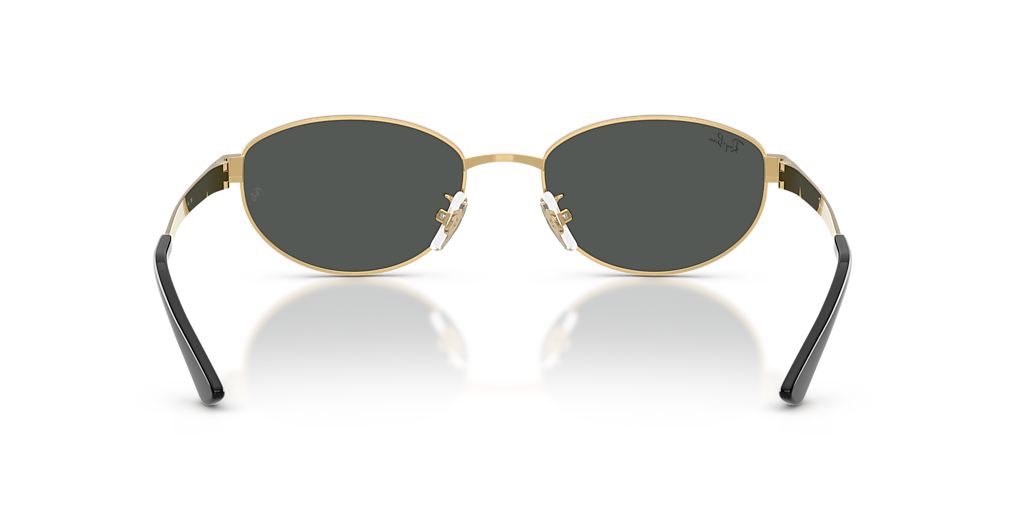 RAY-BAN RB3774D Arista Gold - Unisex Sunglasses, Dark Grey Lens