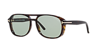 TOM FORD Rosco Grey - Men Luxury Sunglasses, Brown Lens