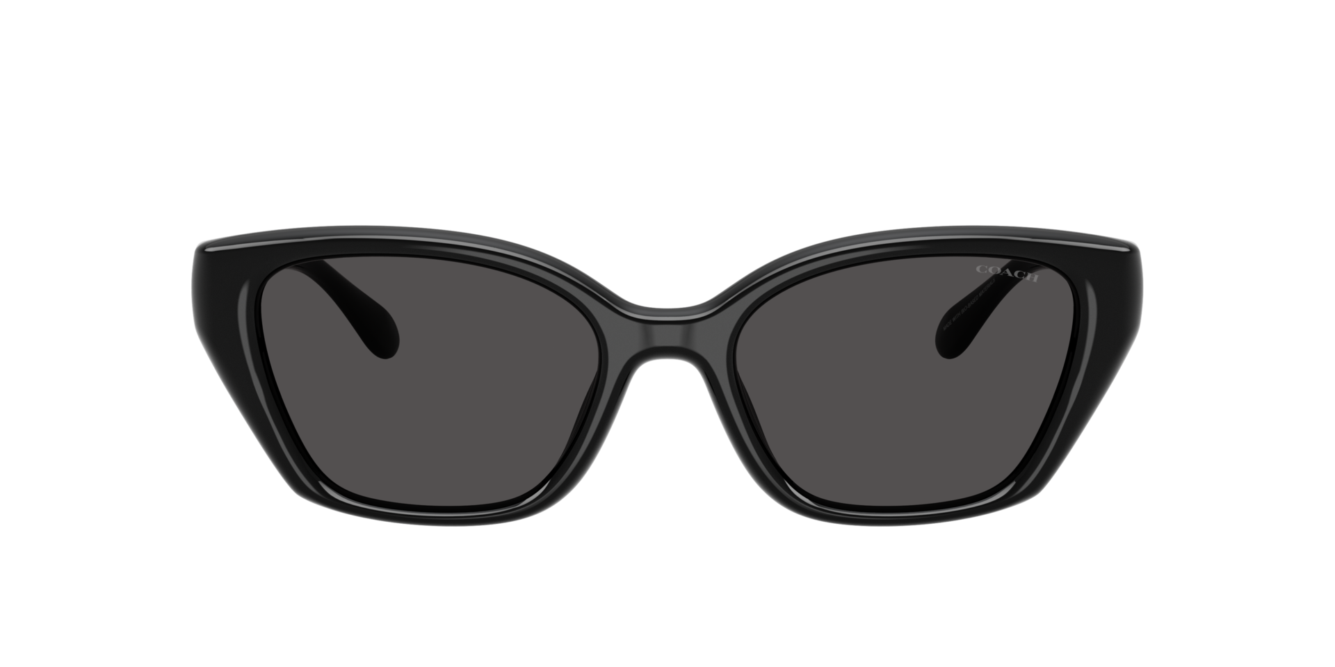 Coach New York Women\'s Black White Plastic‎ Framed Darcy Designer Sunglasses Coach HC8434U CBY91 - Geometric Milky Putty Frame Sunglasses  main image 4