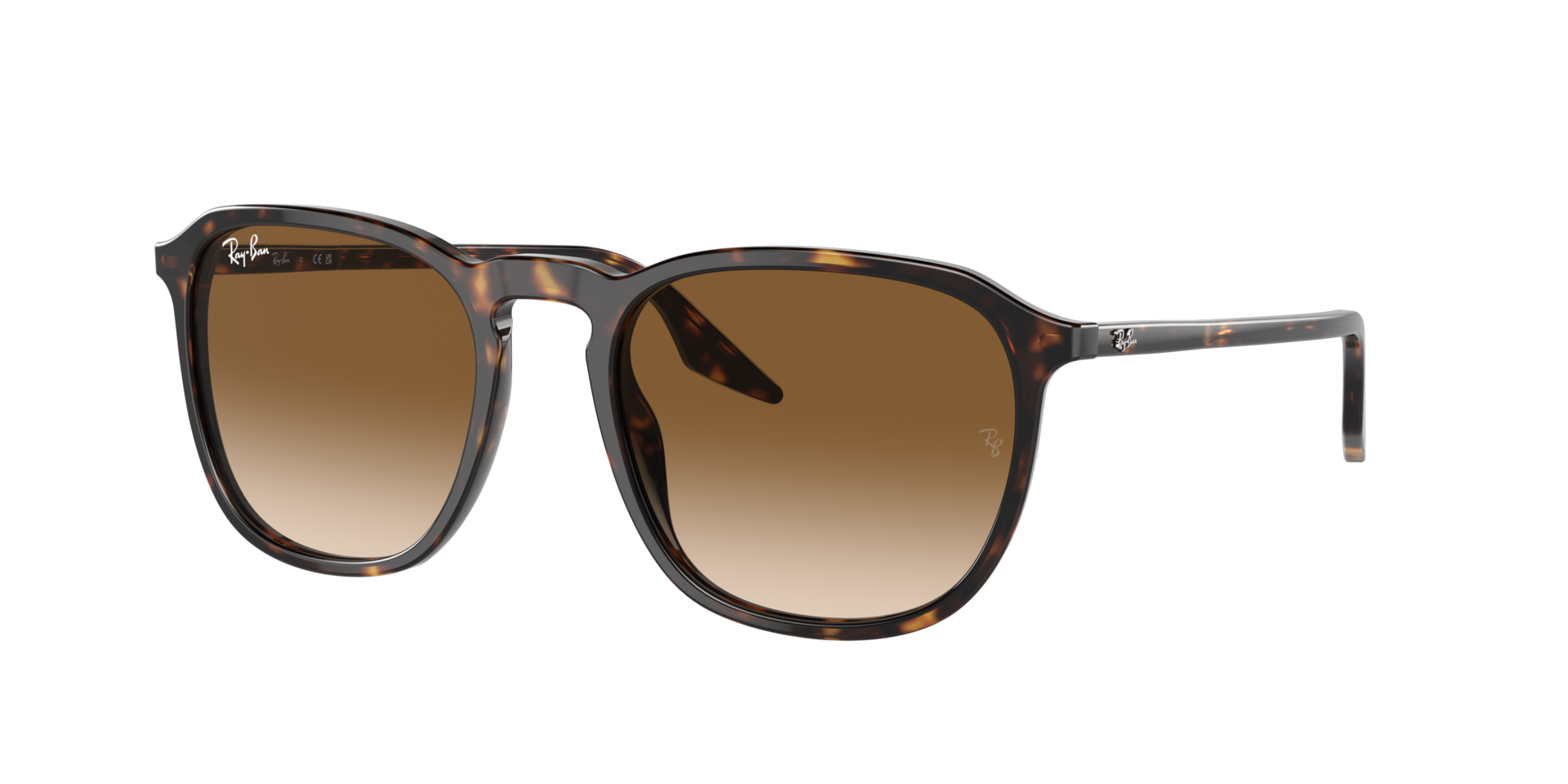 Ray-Ban Unisex Sunglass RB2203 -  Frame color: Havana, Lens color: Light Brown