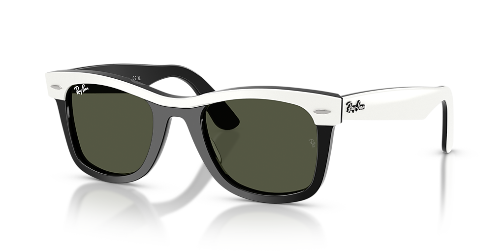Ray-Ban RB2240 Wayfarer Street Neat M (50 - 22) with Green lenses