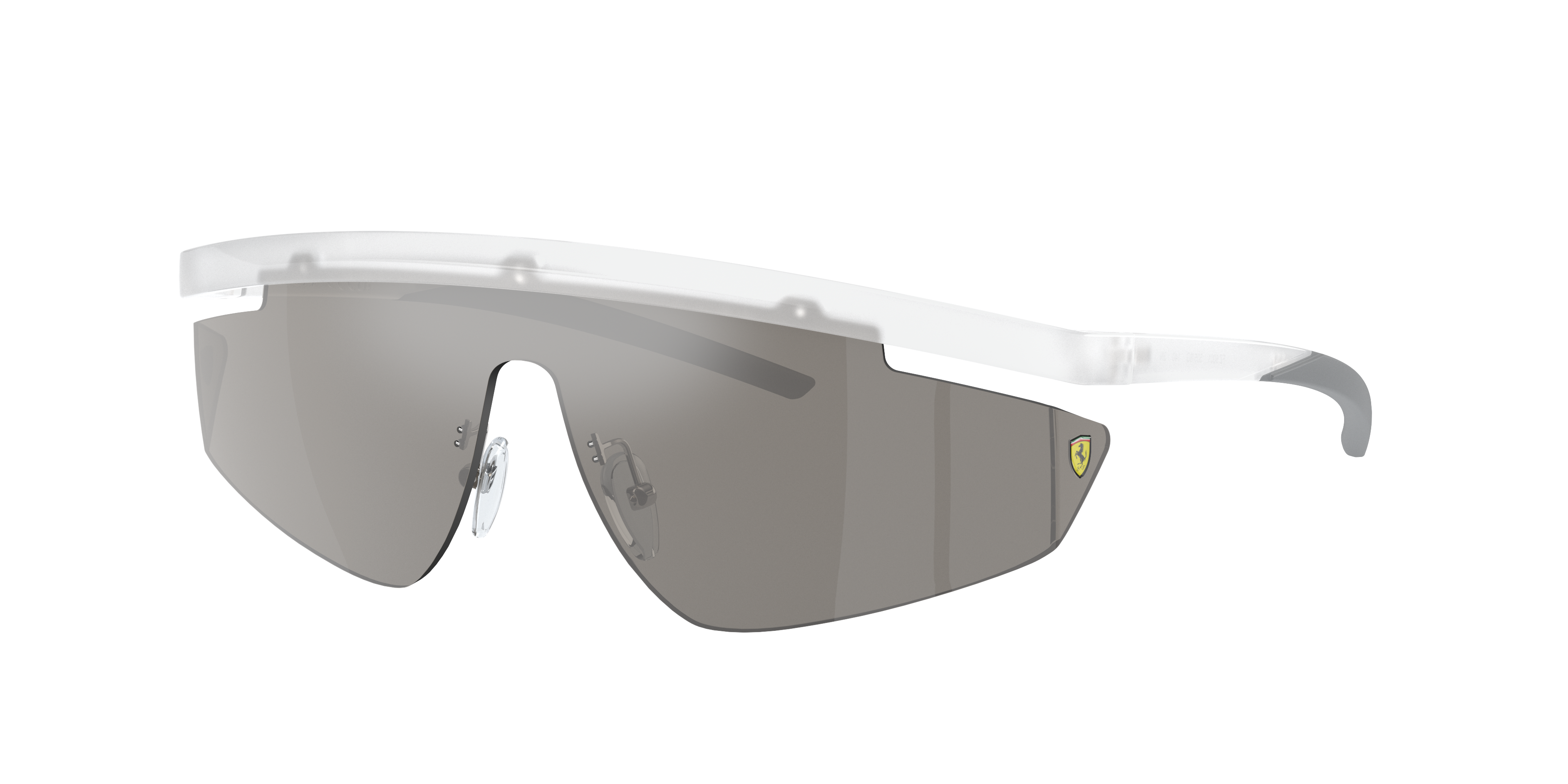 Scuderia Ferrari Unisex Sunglass FZ6001 -  Frame color: Transparent Grey, Lens color: Grey Mirror