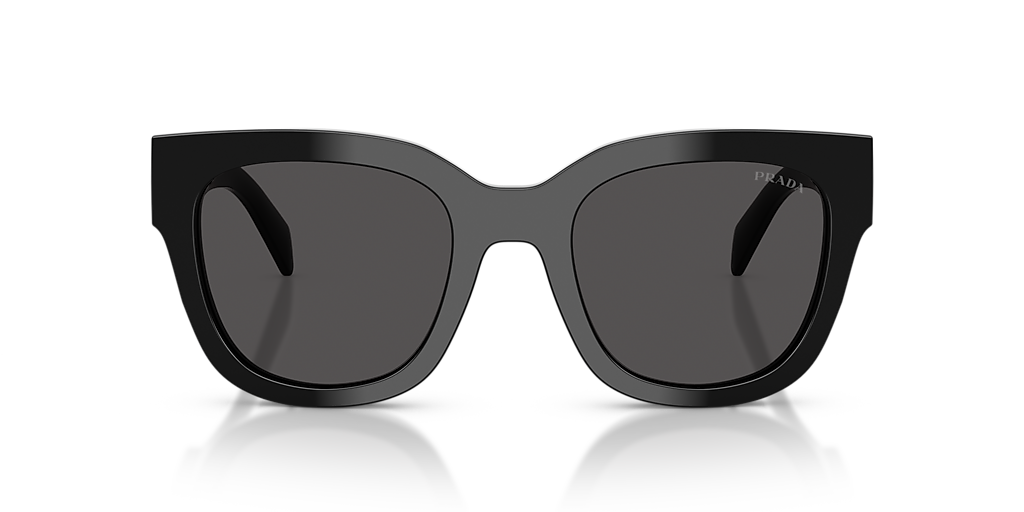Prada PR C04SF L (53 - 20) with Grey lenses and Black frame  display picture 1