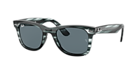 Ray-Ban RB4340 Wayfarer Ease M (50 - 22) with Blue lenses and