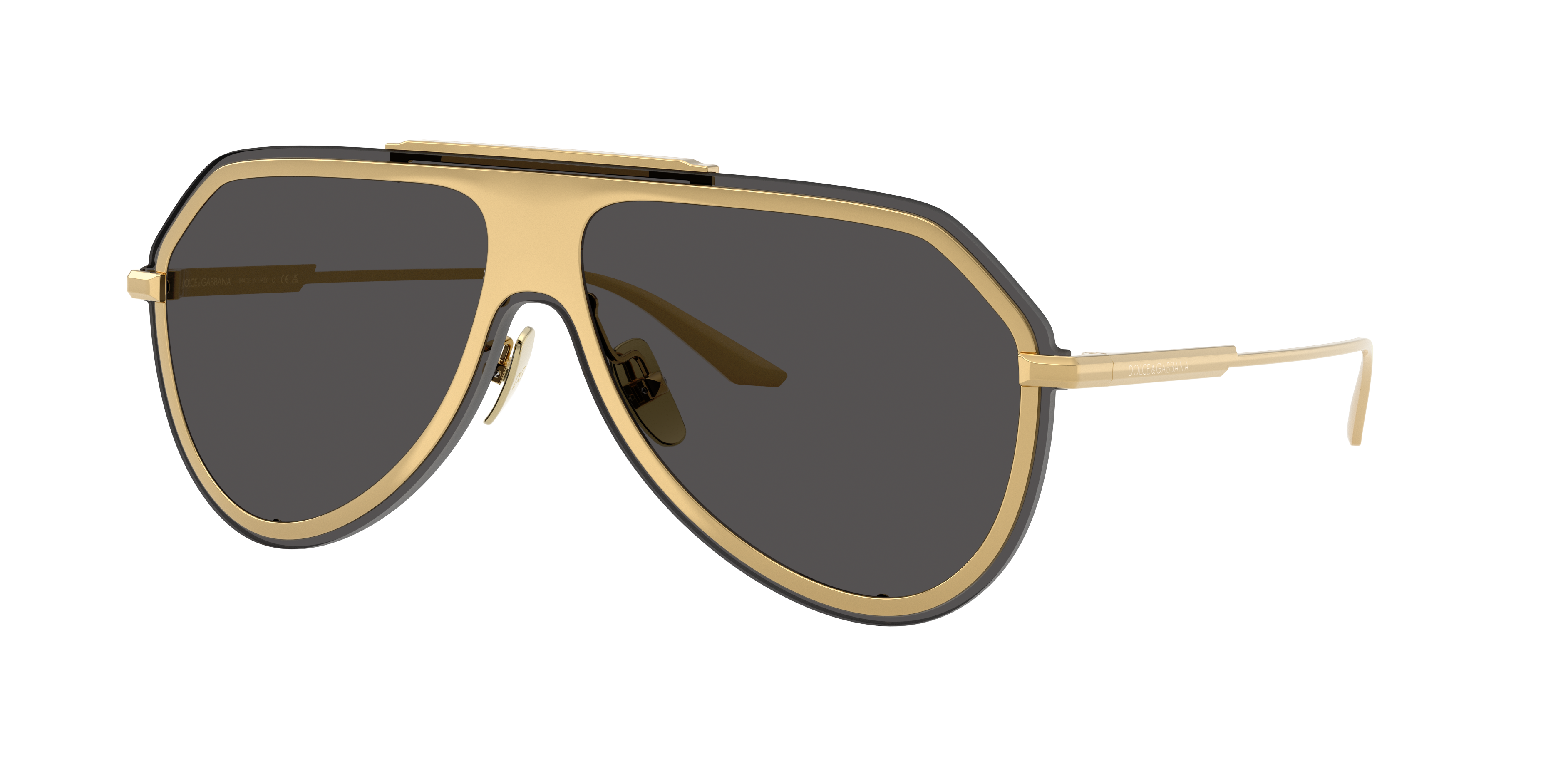 Dolce&Gabbana DG2309 XXL (0 - 143) with Grey lenses and Gold frame