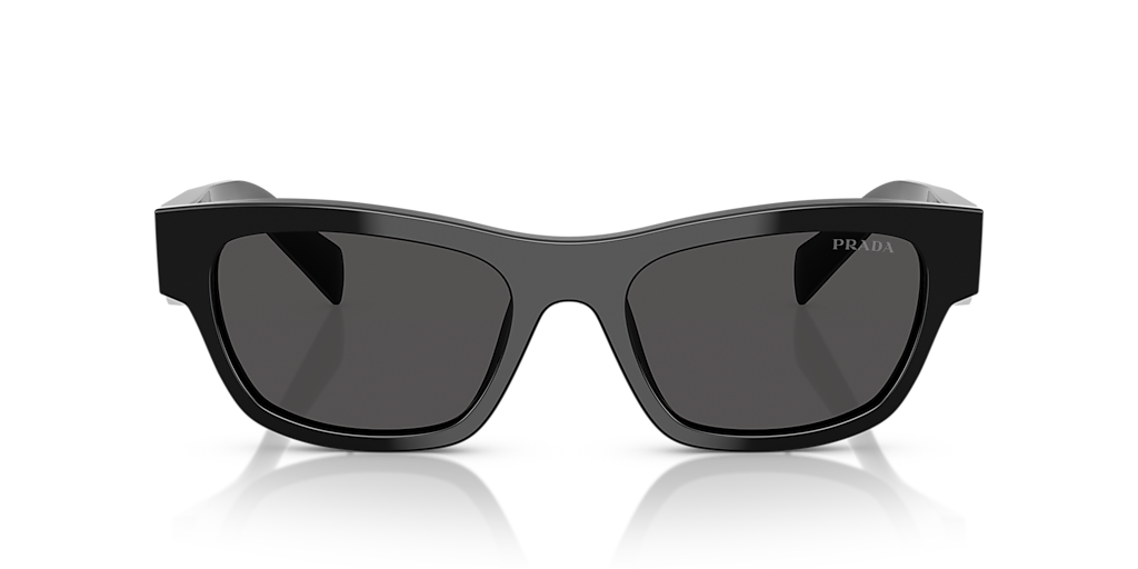 Prada PR B09S L (54 - 19) with Grey lenses and Black frame