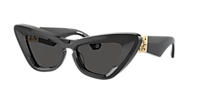 BURBERRY BE4421U Dark Havana - Women Luxury Sunglasses, Dark Grey Lens
