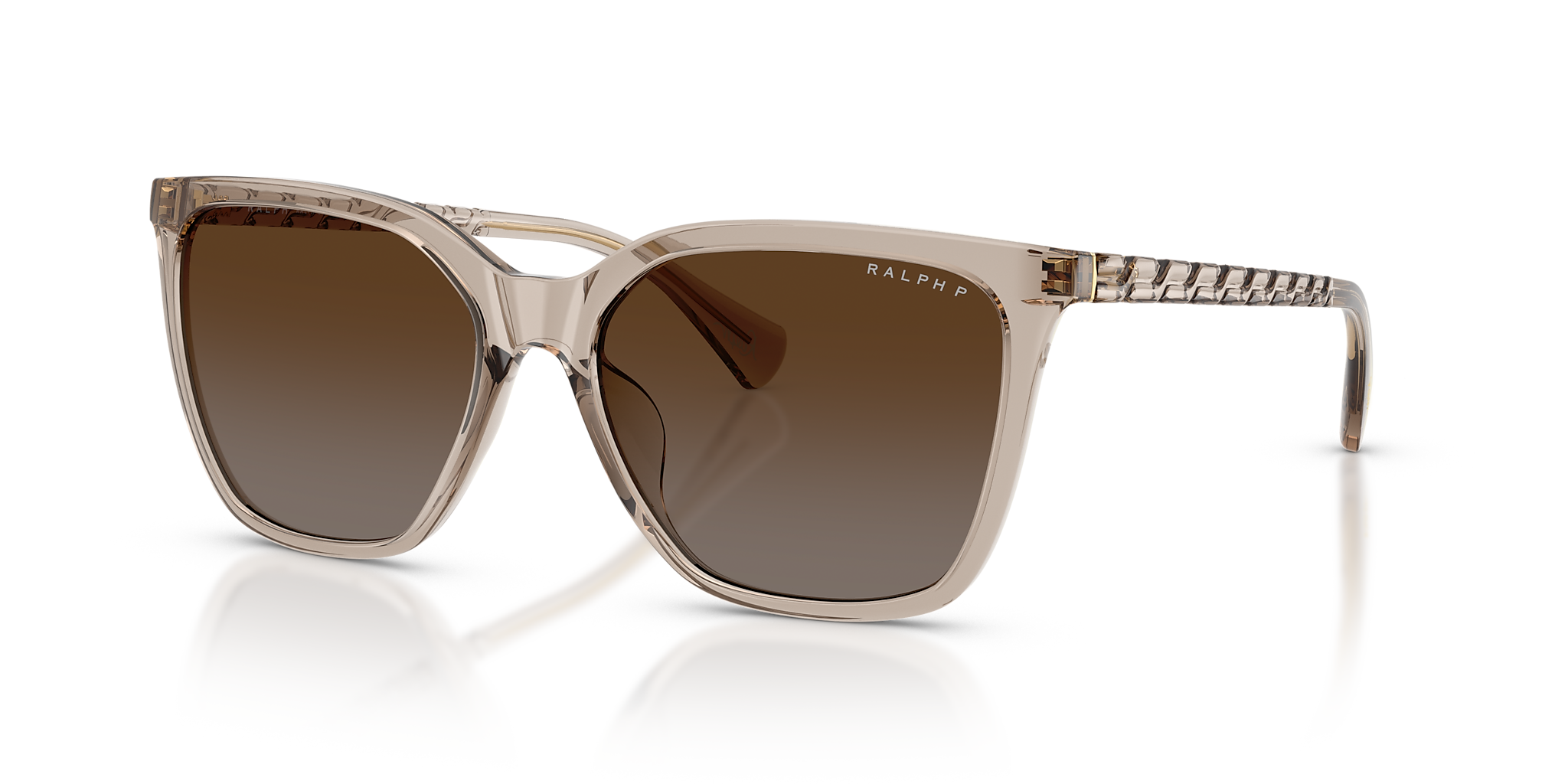 RALPH RA5328U Beige Crystal - Women Sunglasses, Polar Brown Lens