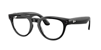 RW4013 Ray-Ban Meta Headliner Black - Unisex Sunglasses, Graphite Lens