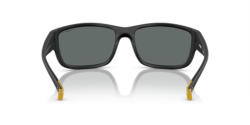 ARNETTE AN4256 Bushwick Matte Black - Unisex Sunglasses, Polarized Dark Grey Lens