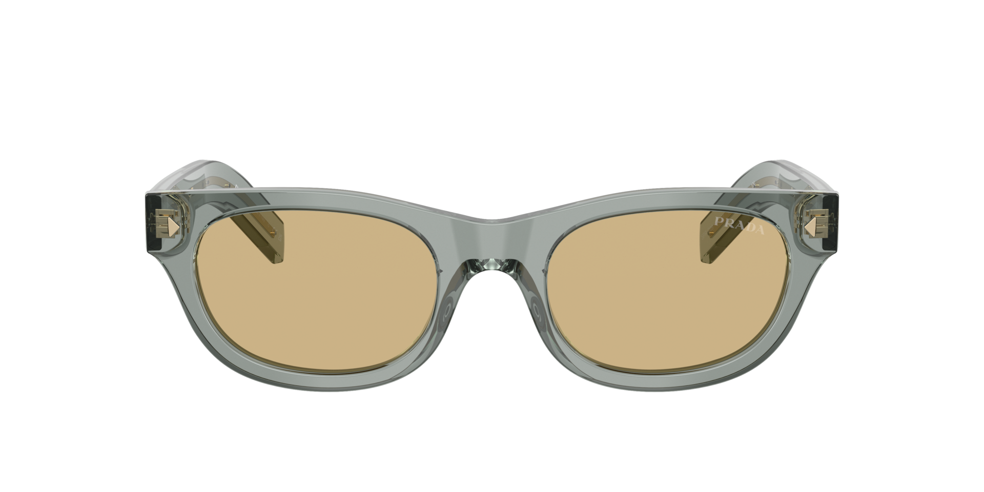 Prada PR C09S M (51 - 21) with Brown lenses and Grey frame  display picture 2