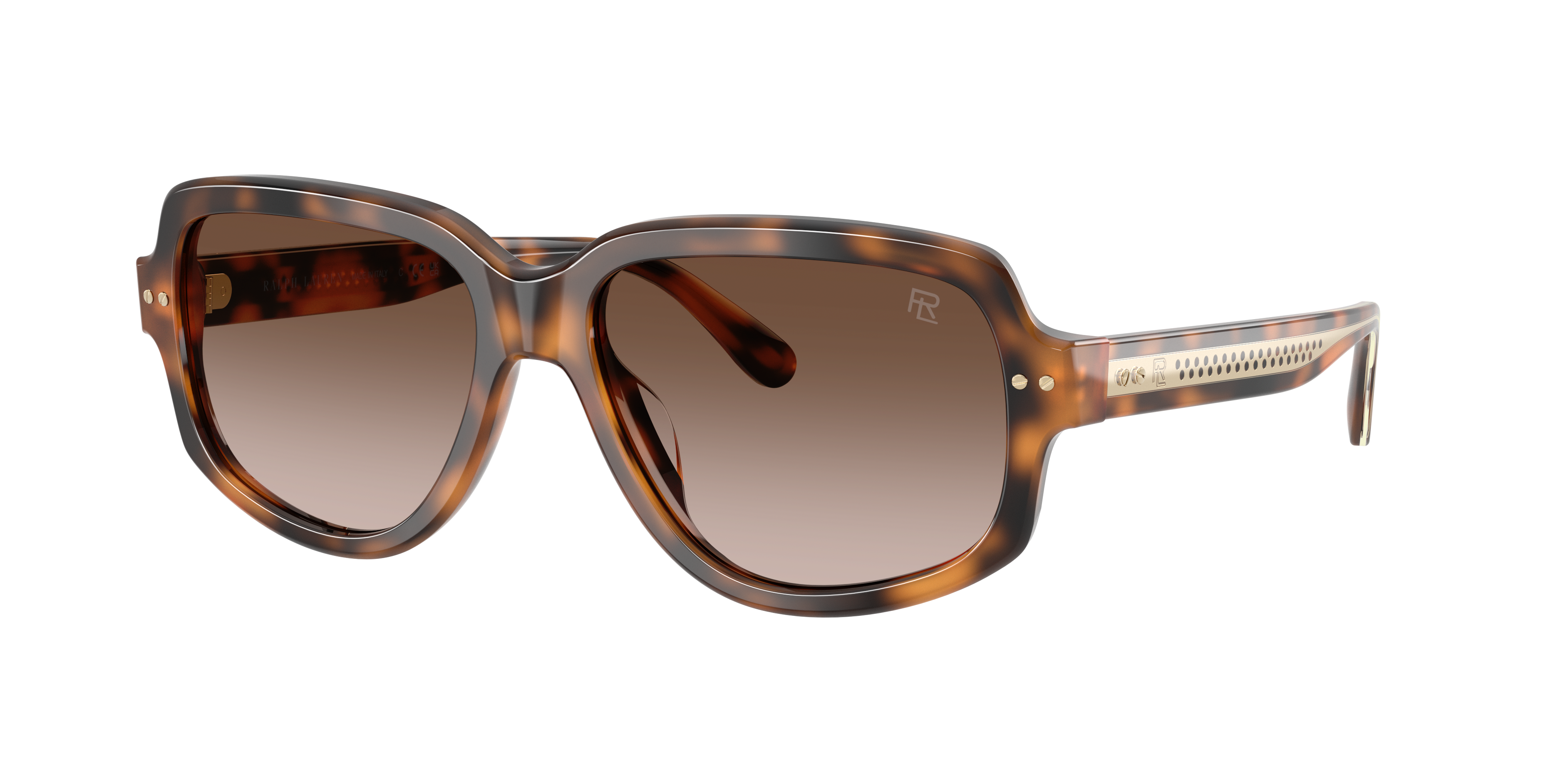Ralph Lauren Unisex Sunglass RL8238U -  Frame color: Havana, Lens color: Gradient Brown