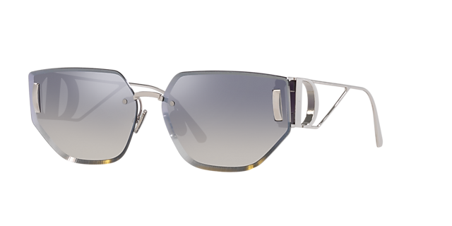 DIOR 30Montaigne B3U Cd40146U 65 Blue & Gold Shiny Sunglasses 