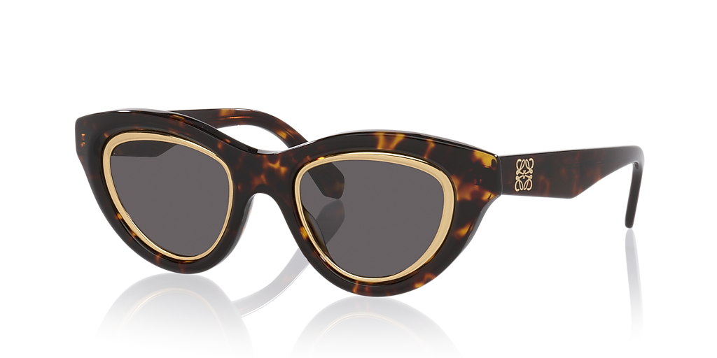 Loewe Anagram Lw40182U S (53 - 19) with Brown lenses and White