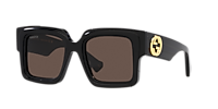 Gucci GG1307S XS (51 - 21) with Brown lenses and Black frame