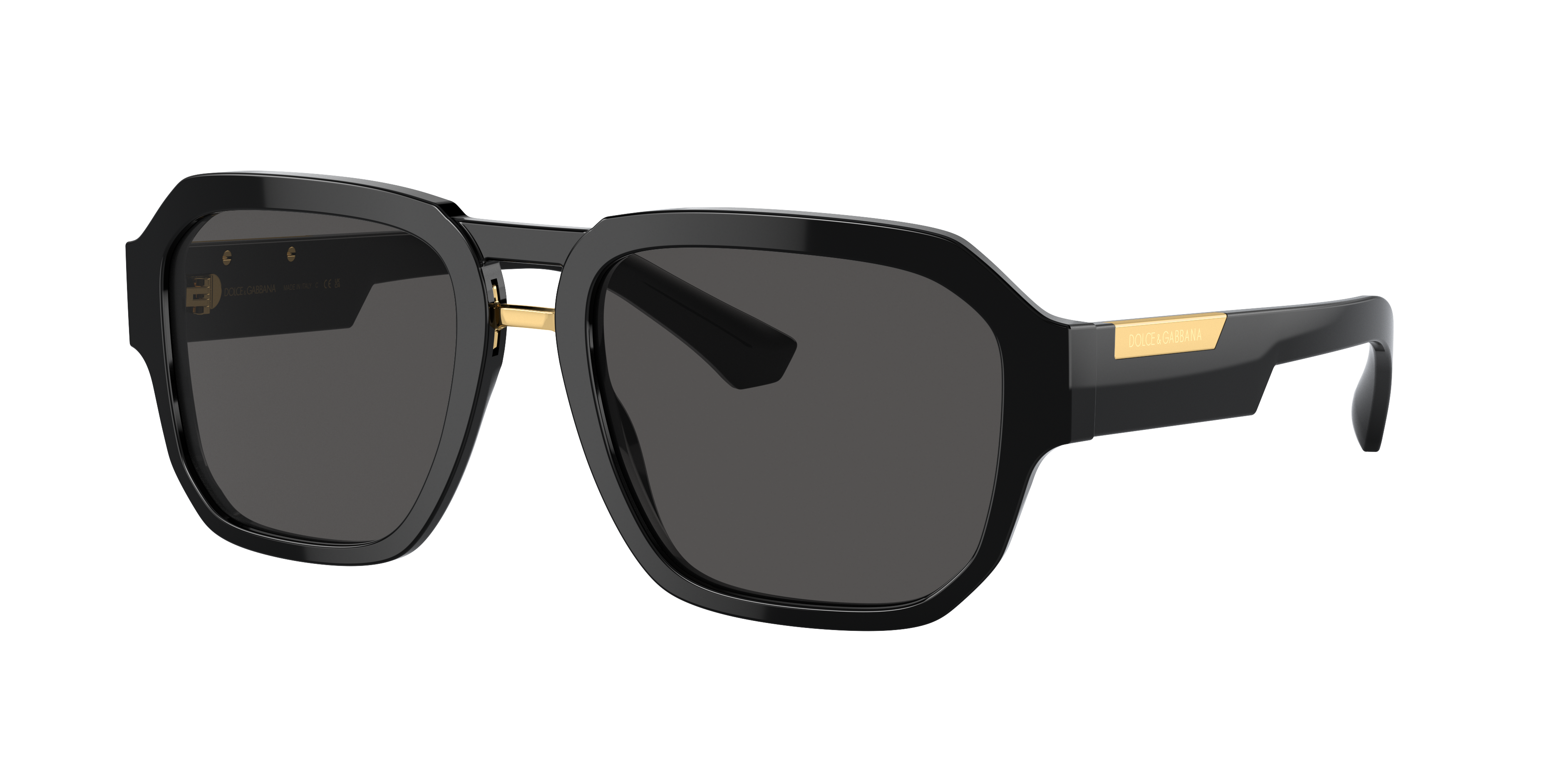 Dolce&Gabbana Man Sunglass DG4464 -  Frame color: Black, Lens color: Dark Grey