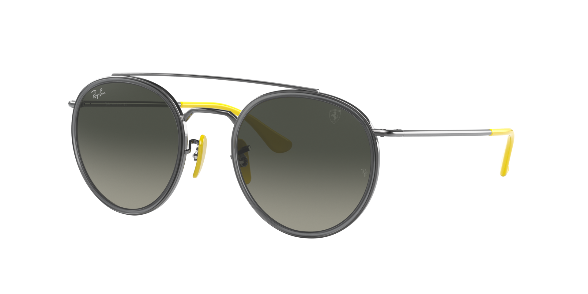 Ray-Ban Man Sunglass RB3647M Scuderia Ferrari Collection - Frame color: Gunmetal, Lens color: Grey Gradient
