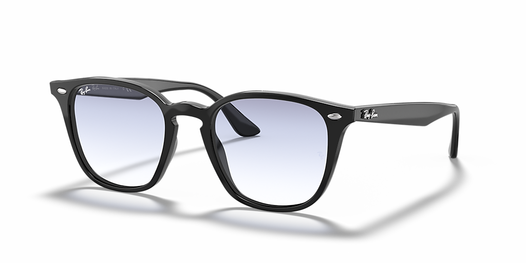 Ray-Ban RB4258F L (52 - 20) with Blue lenses and Black frame