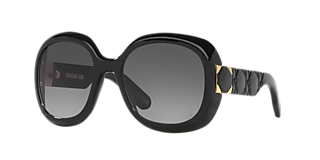 DIOR CDsu XXS (55 - 15) with Blue lenses and Black frame