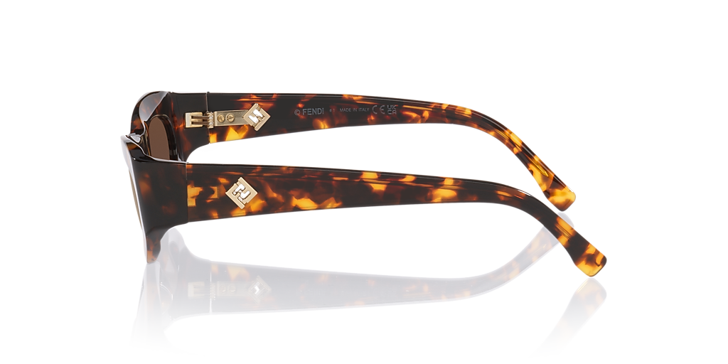 NEW!!!  FENDI Sunglasses FE40177U 56G Authentic Sunglasses FENDI Ff diamonds FE40177U 56G 51-18 Havana  main image 4