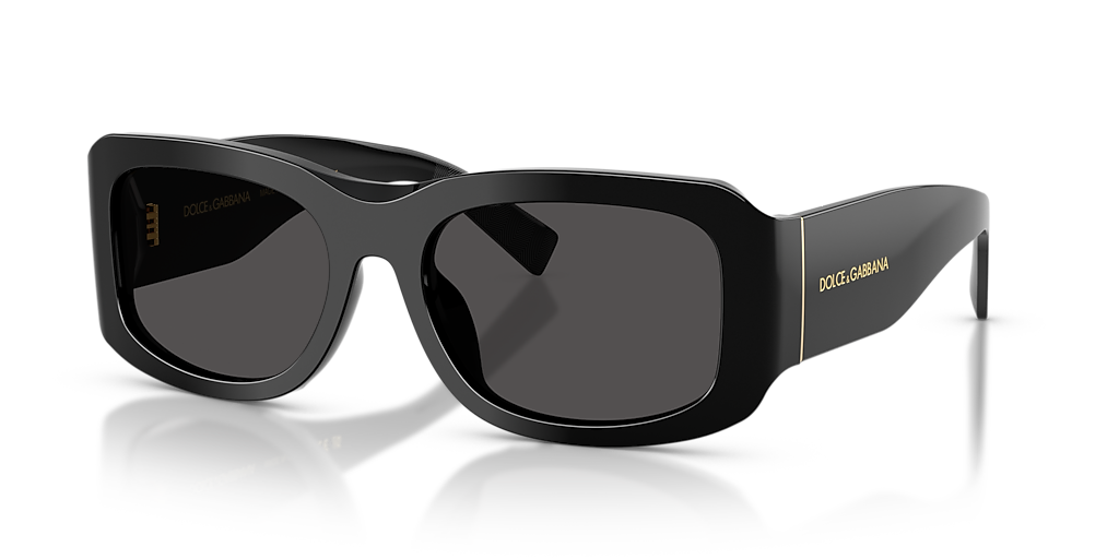Dolce&Gabbana DG4503 XL (57 - 19) with Grey lenses and Black frame