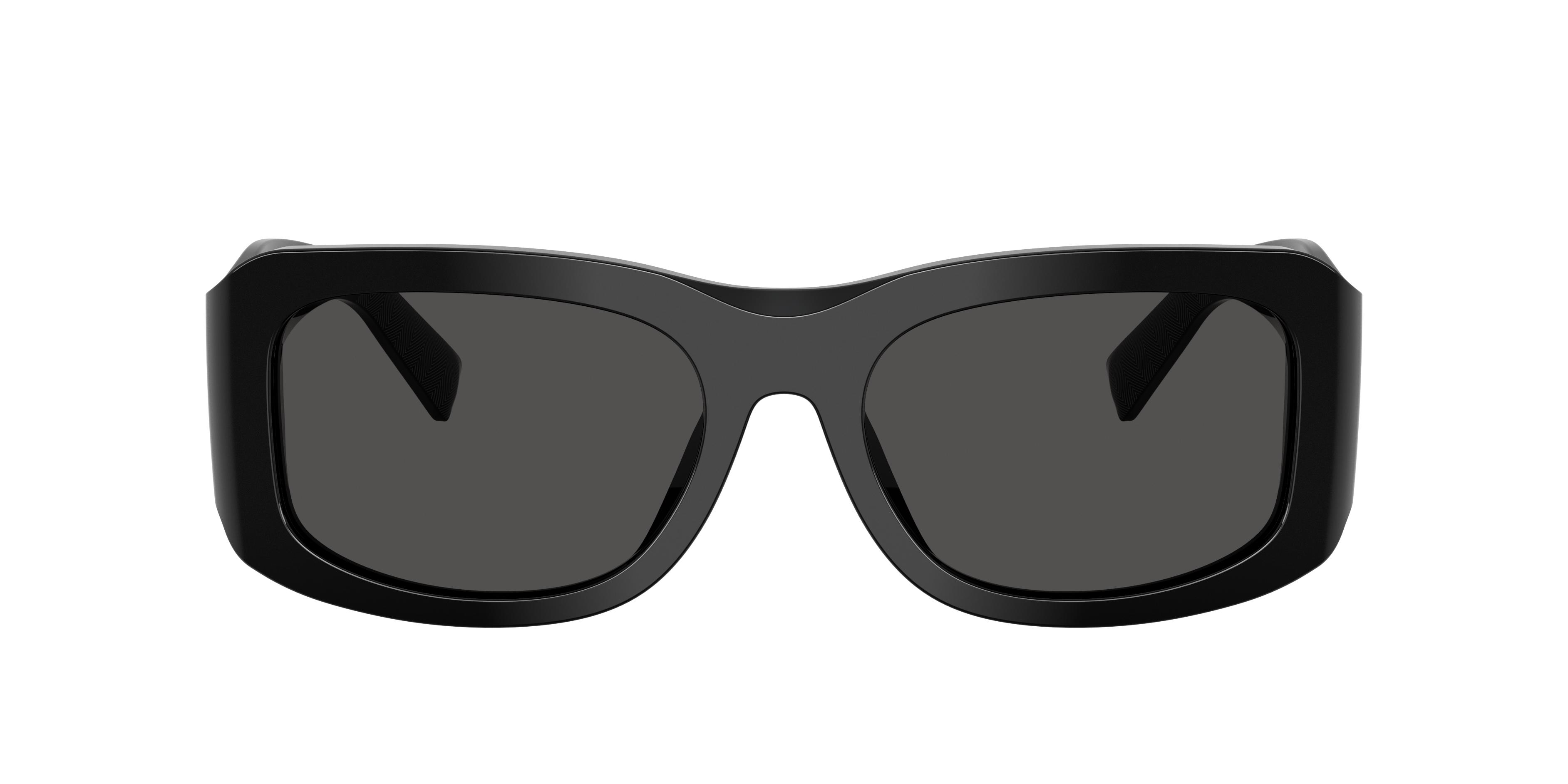 Dolce & Gabbana Acetate Rectangle Sunglasses In Black