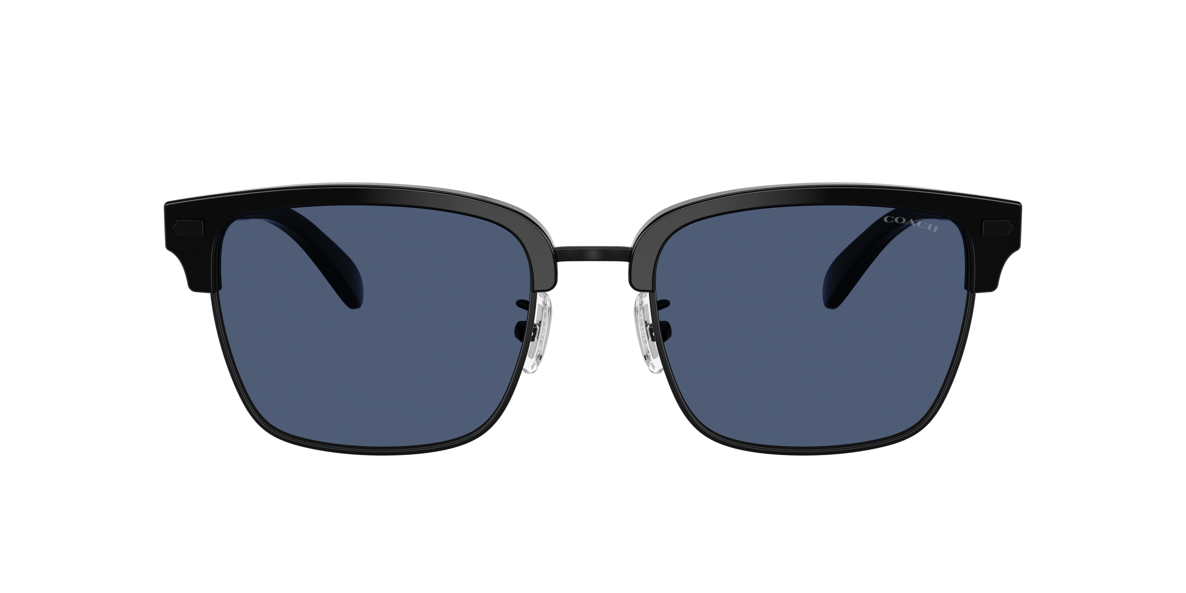 Coach Rogue Retro Sunglasses In Blue Solid