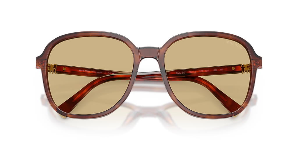 Miu Miu MU B01S L (58 - 18) with Yellow lenses and Brown