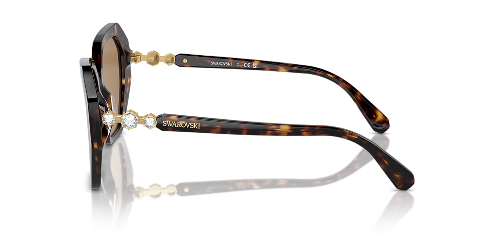 Swarovski SK6017 M (56 - 17) with Brown lenses and Brown