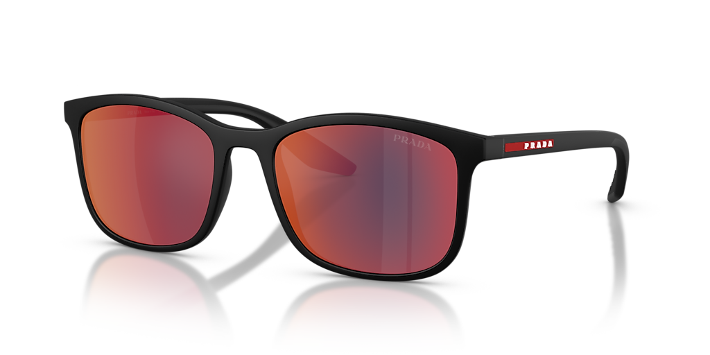 Prada Linea Rossa PS A08S XL (56 - 19) with Grey lenses and Black