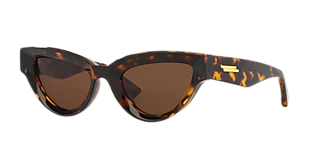 Bottega Veneta BV1035S M (55 - 19) with Grey lenses and