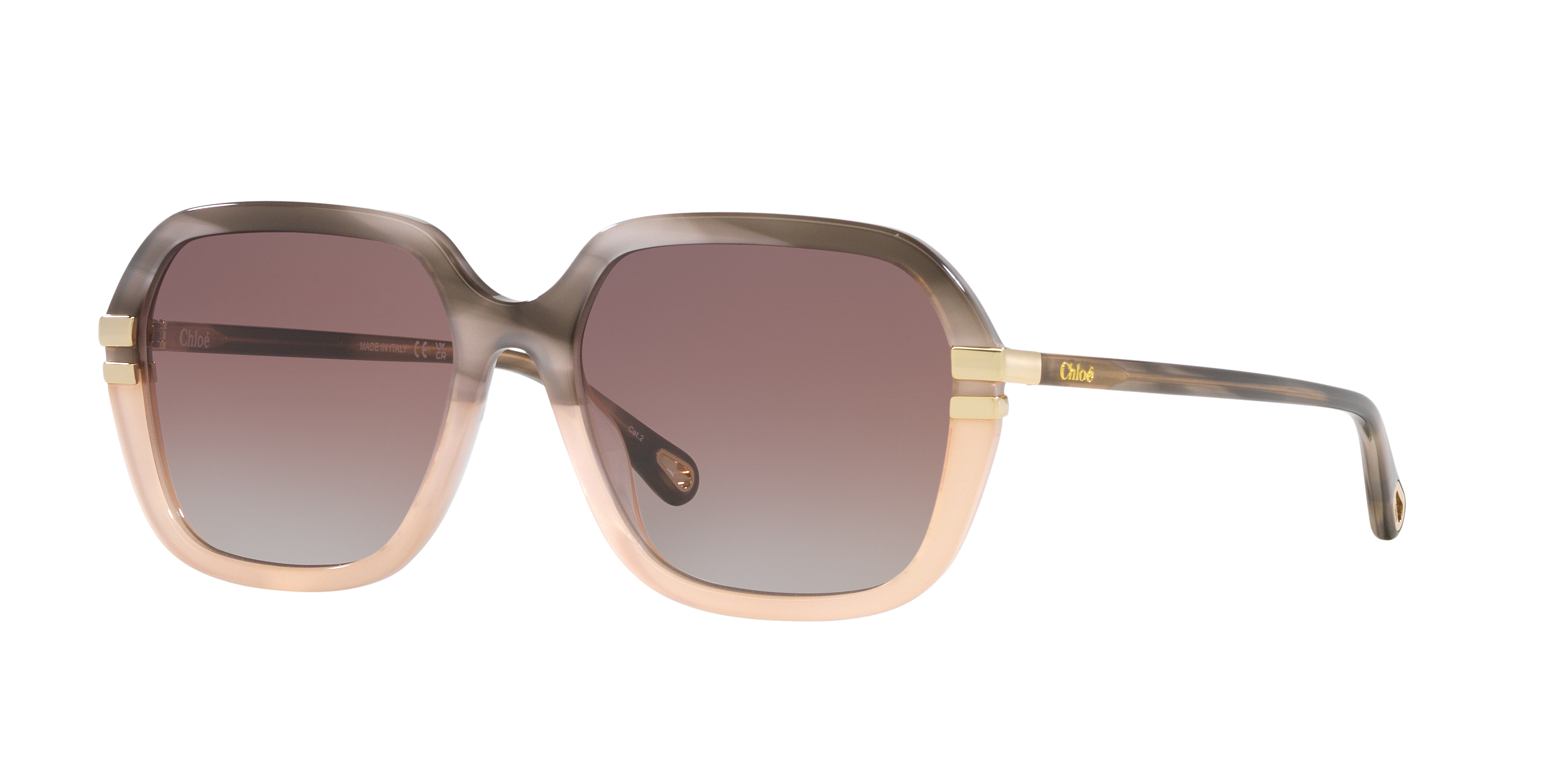 Chloé CH0204S M (57 - 17) with Brown lenses and Grey frame