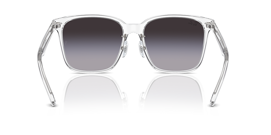 Ray-Ban RB2206D L (57 - 18) with Grey lenses and Transparent