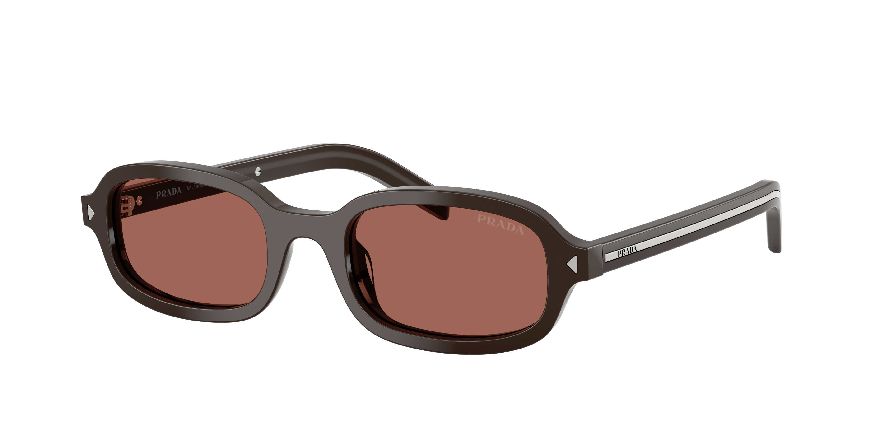 Prada Damen Braun Frau Sunglass Pr D06s - Rahmenfarbe: Cigar, Linsenfarbe: