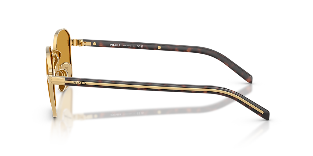 Prada PR C50S S (53 - 20) with Brown lenses and Gold frame