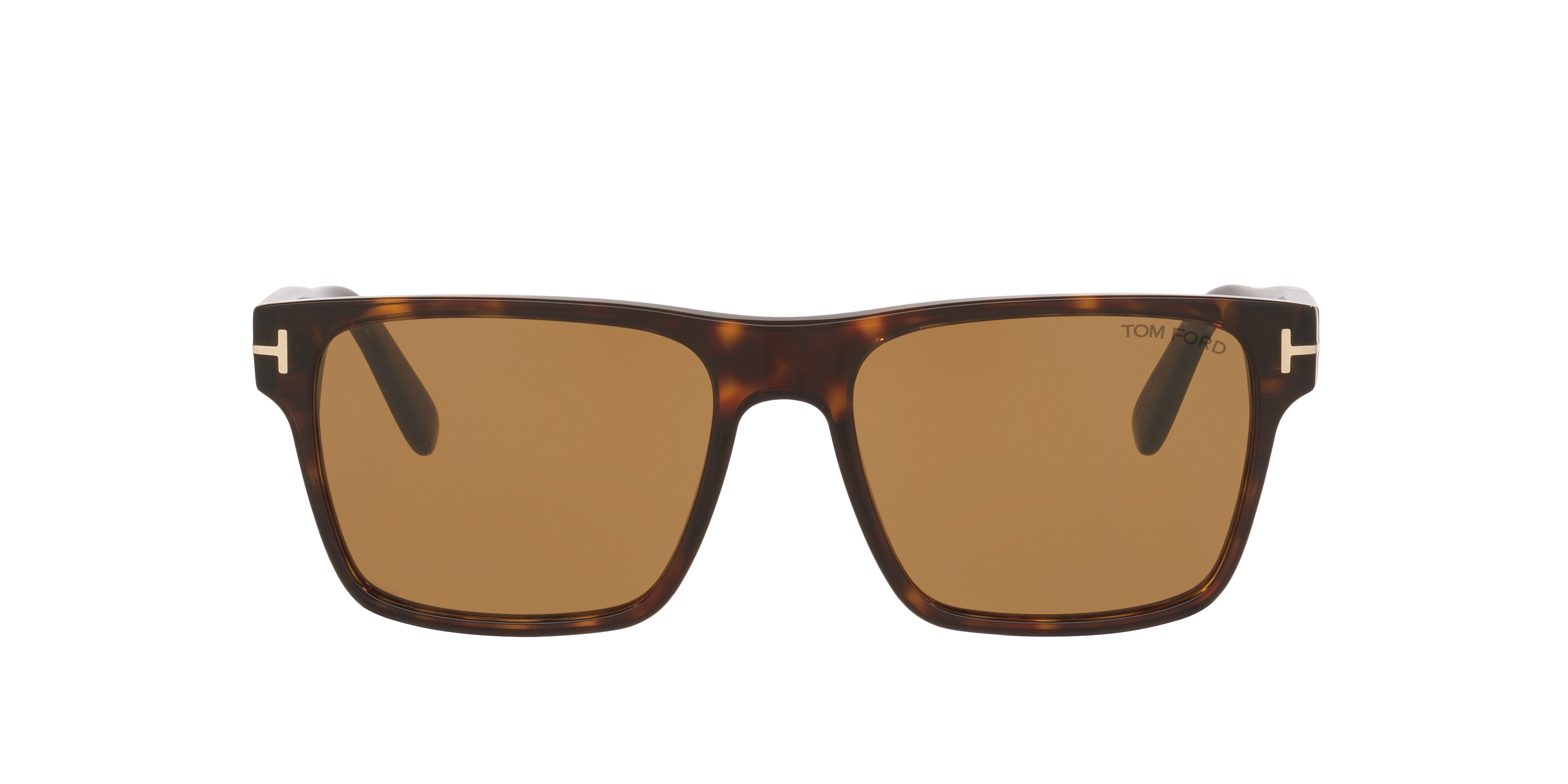 Tom Ford Calder XXL (55 - 17) with Brown lenses and Tortoise frame