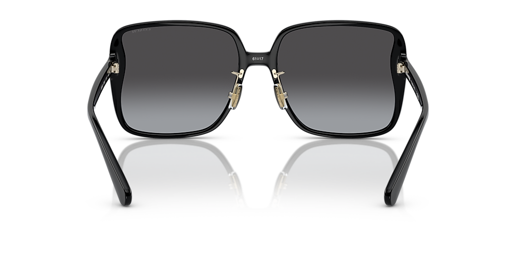 COACH　Unisex Coach HC8368D CH572 M (61 - 17) with Grey lenses and Black frame