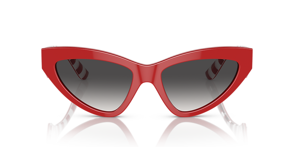 DOLCE&GABBANA DG4439 Red - Women Luxury Sunglasses, Grey Gradient Lens