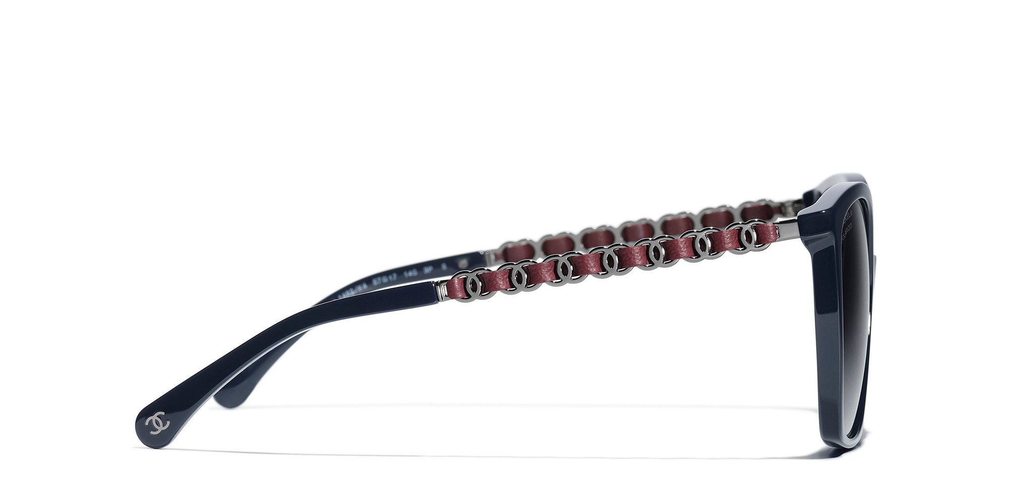 CHANEL シャネル Logo ロゴ レクタングル サングラス CH5548Q Chanel Square Sunglasses CH5546Q XL (57 - 17) with Blue