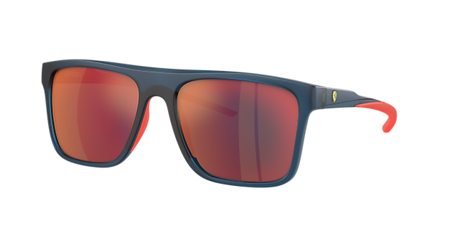 Scuderia Ferrari FZ6006 58 Mirror Red Blue & Opal Blue Sunglasses 