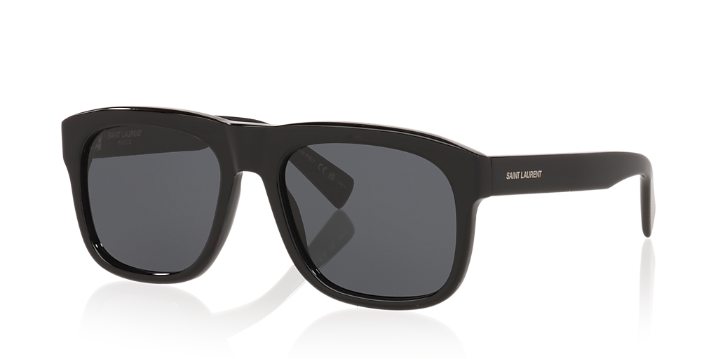 saint laulent クラヴァット　黒×白 Saint Laurent SL 558 L (57 - 19) with Black lenses and Black frame